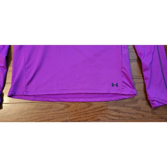 Under Armour Women’s Size Small 1/4 Zip Pullover Lightweight Jacket Pink - Picture 6 of 12